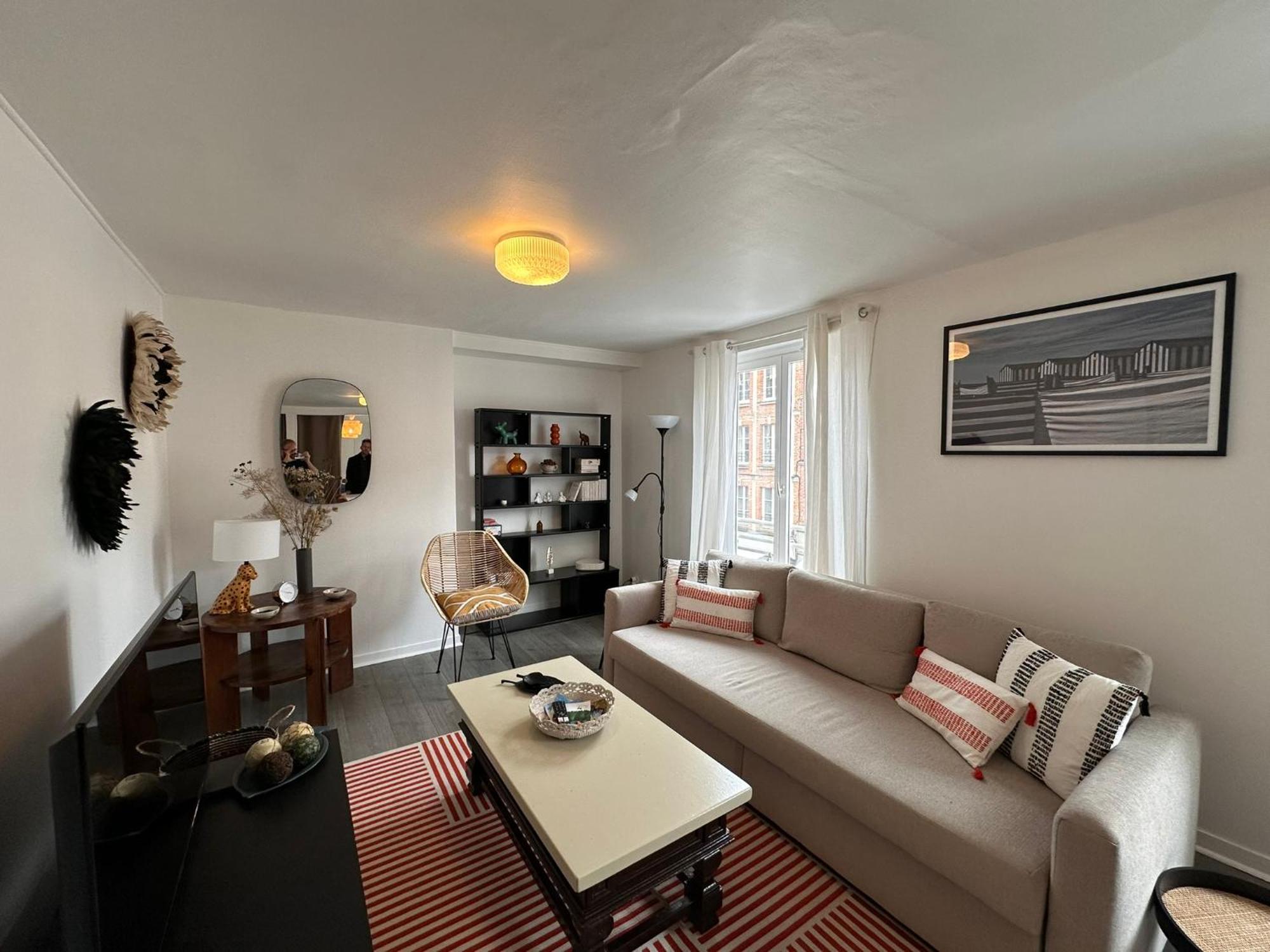 Large Apartment In City Center Онфлер Екстер'єр фото